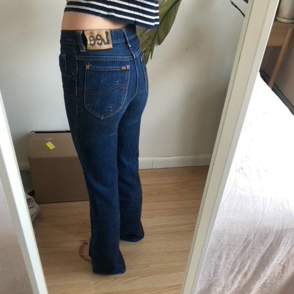 Perfect Vintage Boot Cut Lee Jeans - Picture 3 of 7